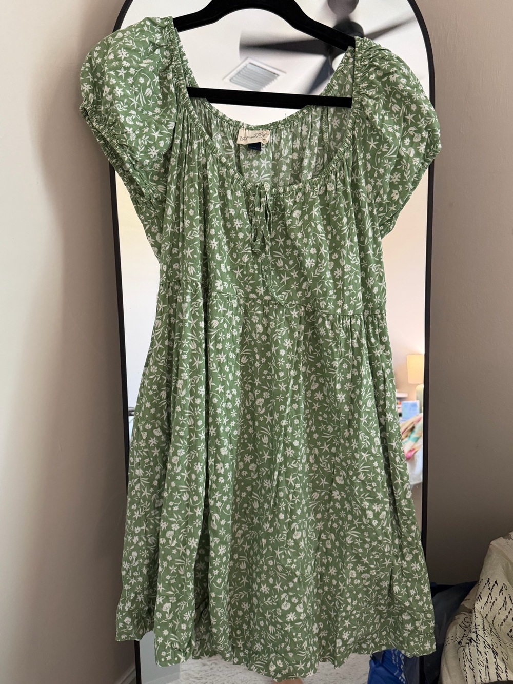 Universal Thread Green Floral Mini Dress
